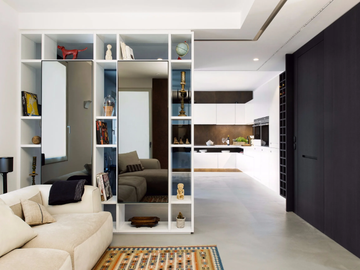 D90 / T30 - Storage wall with integrated lighting by TM Italia Cucine - view 2